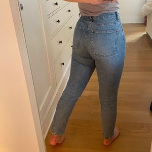Everlane High Rise Straight Jean
